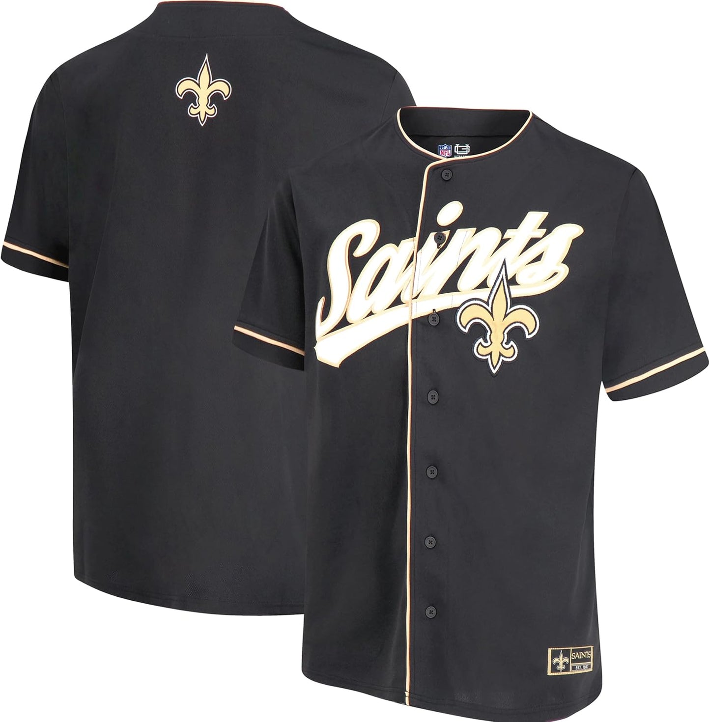 Ultra Game NFL Official Button Down Baseball Mesh Jersey Shirt