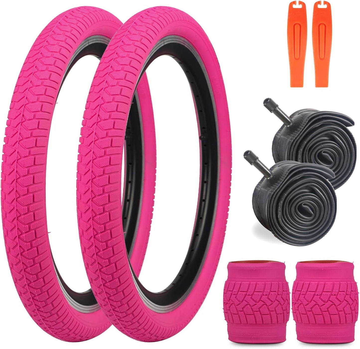WEEROCK 20 Inch Bike Tire 2 Pack for Mountain and BMX Bikes