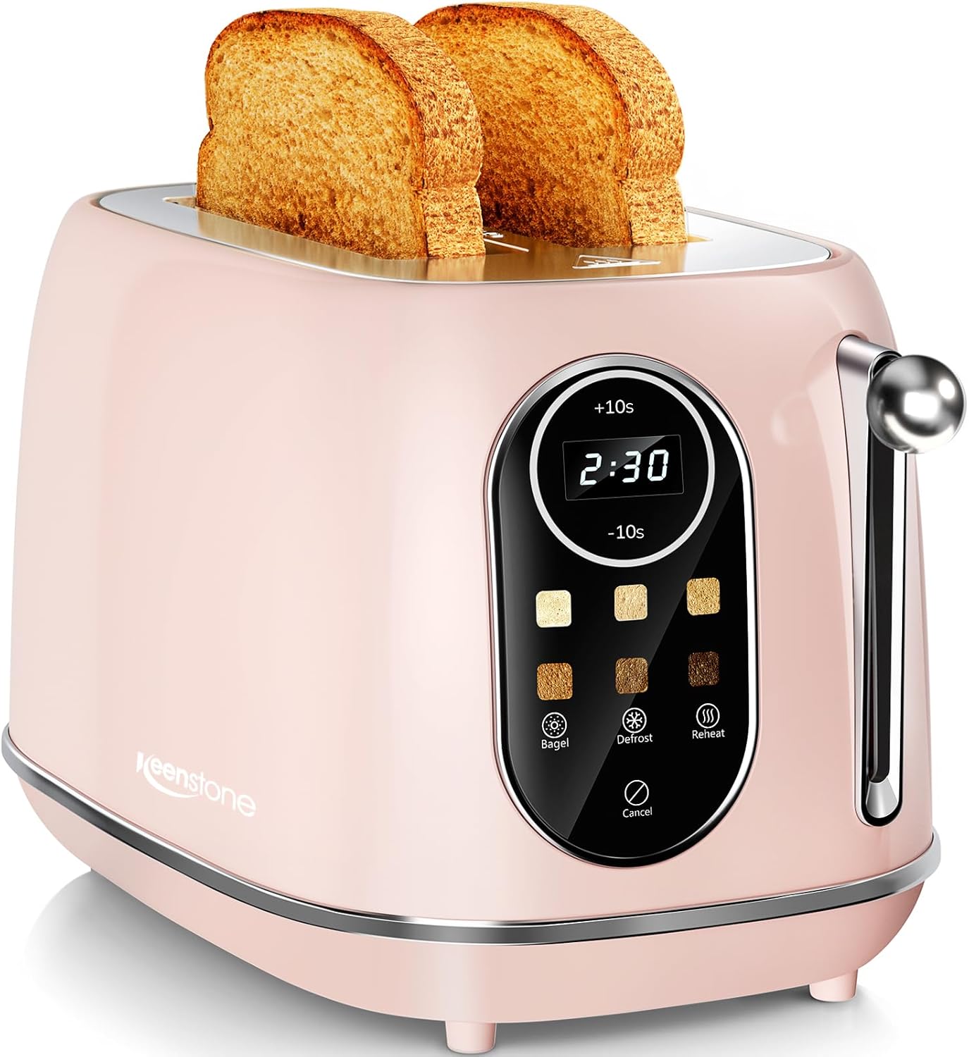 Keenstone Smart Touch Screen Toaster with Retro Design and Features