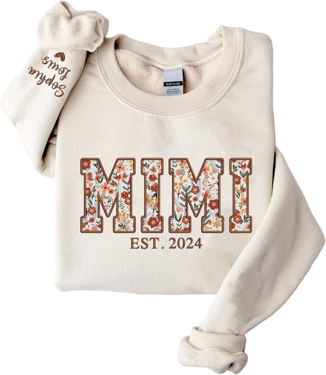 Personalized Mama Grandma Sweatshirt