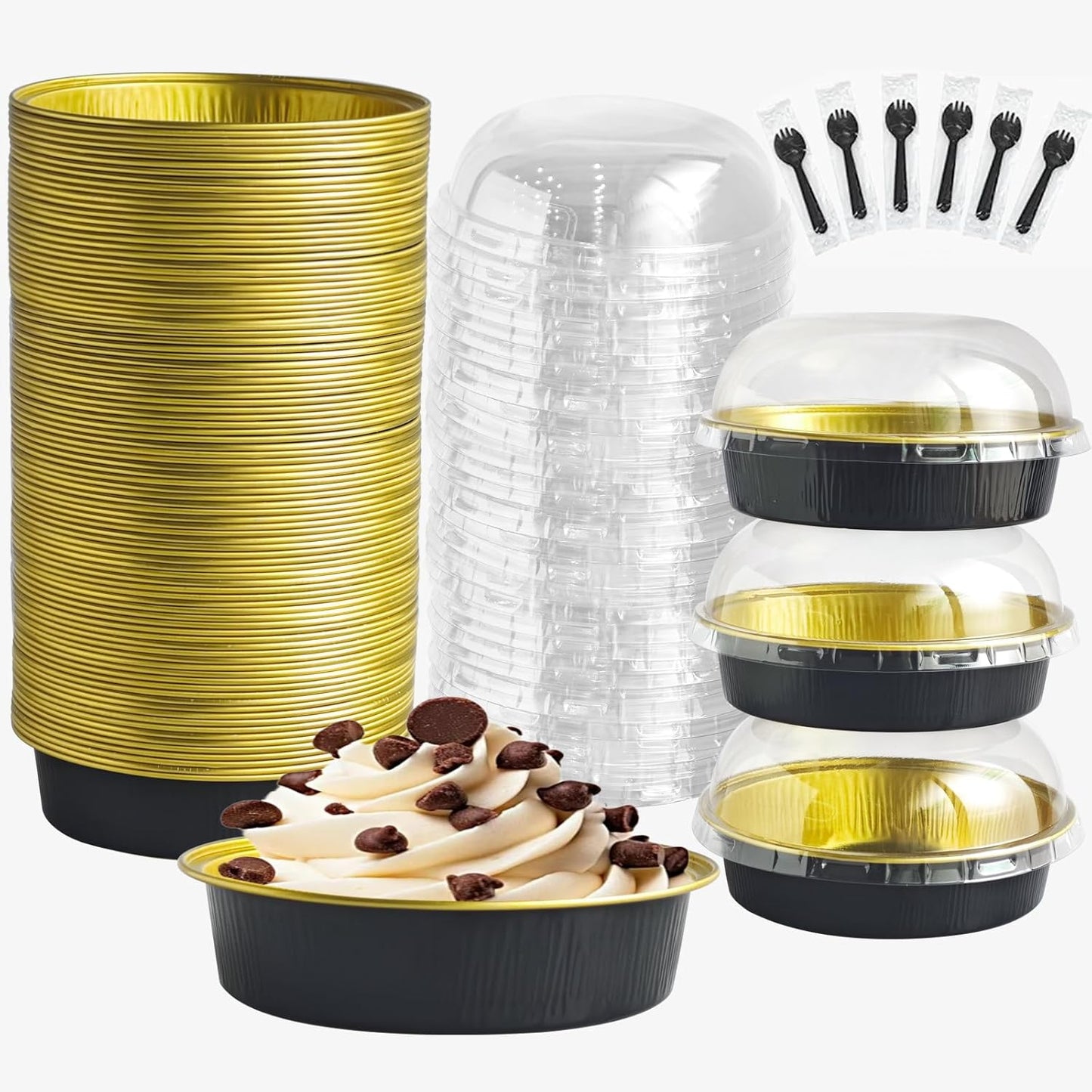 Mini Cake Pans With Lids For Delicious Individual Desserts