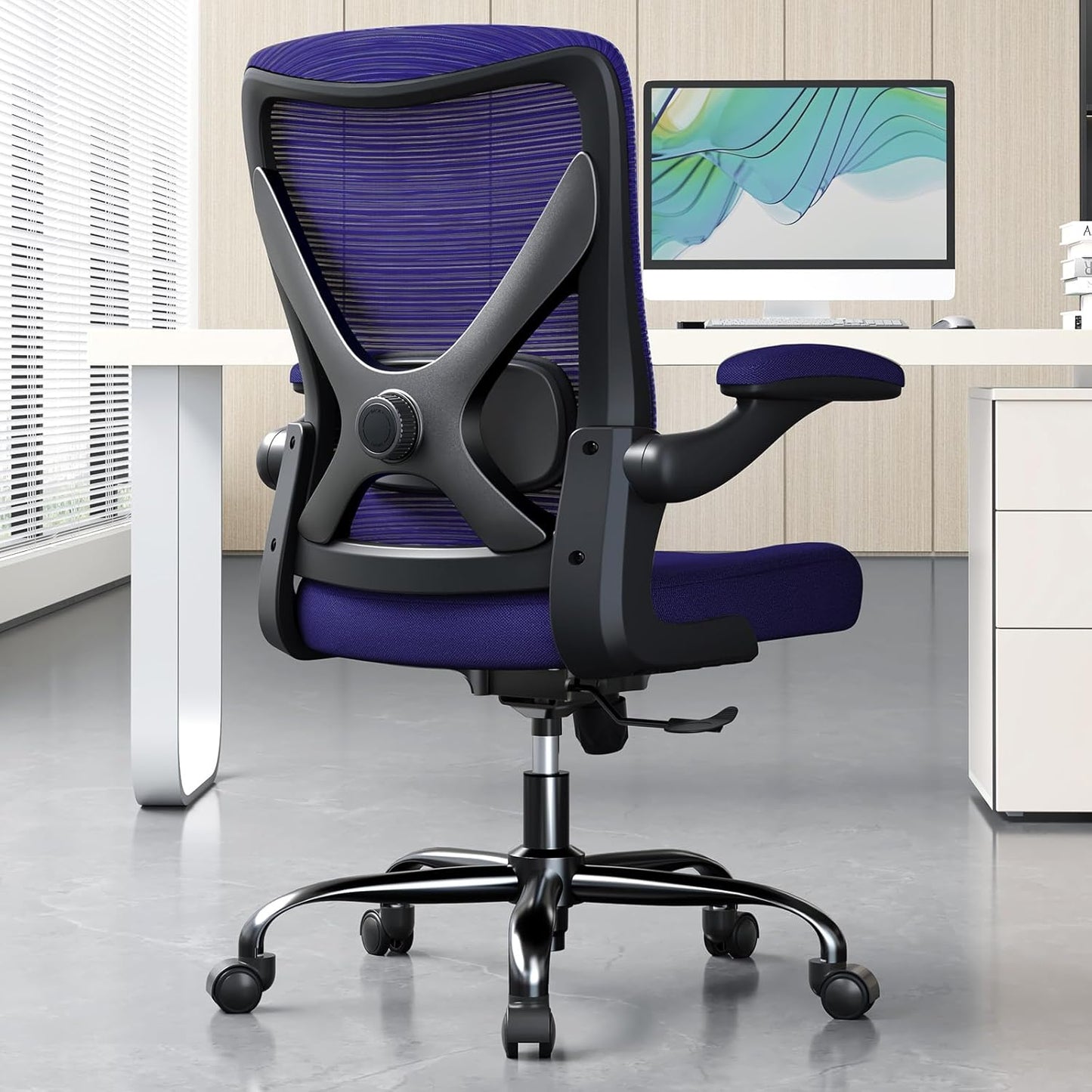 Ergonomic Office Chair with Lumbar Support for Comfort