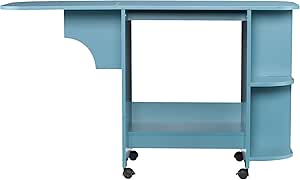 Eaton Expandable Rolling Craft Station Sewing Table for Creatives