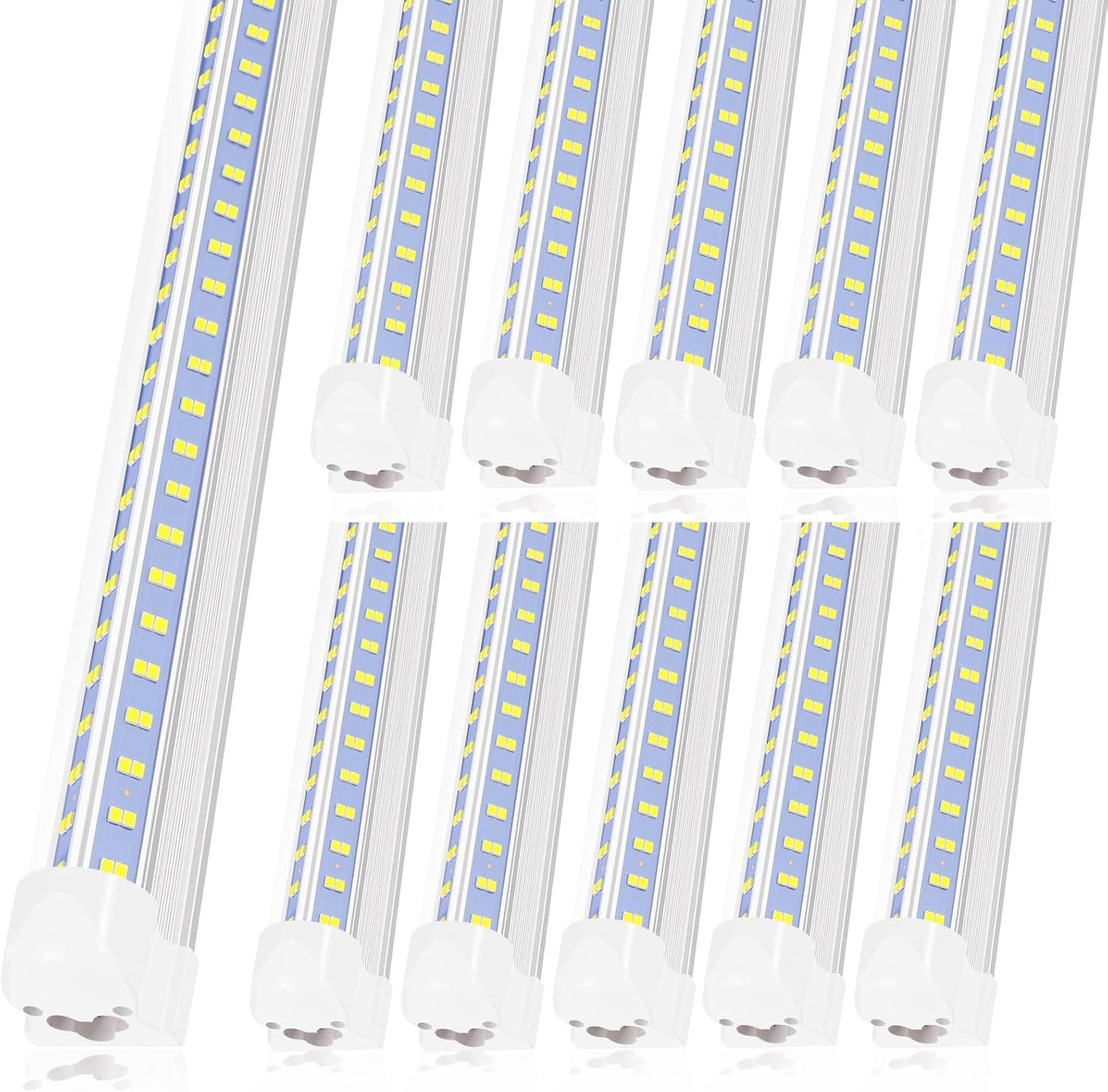 LED Shop Lights 4FT 50W 6500K Bright V-Shape for Garage Use