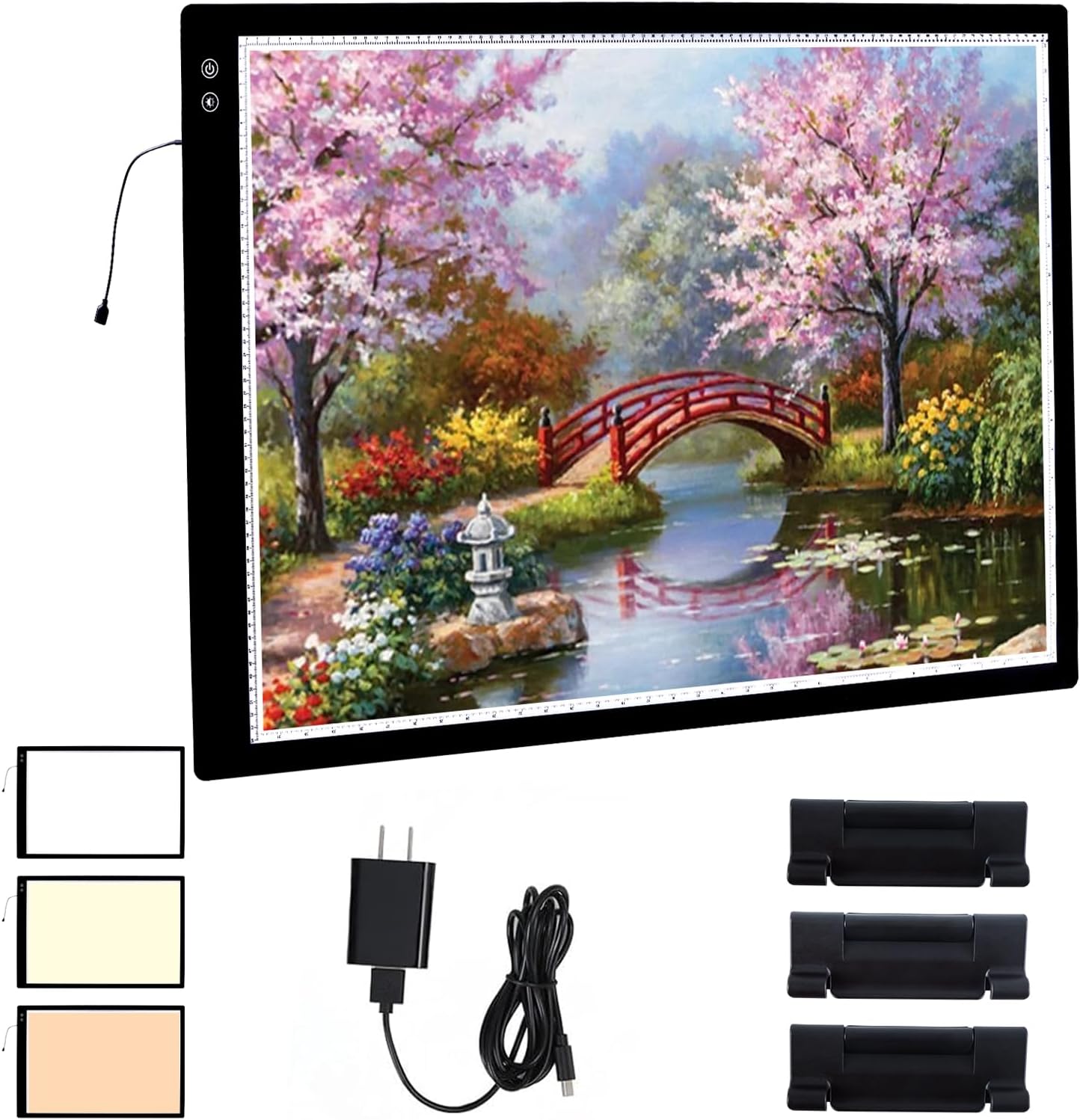 YINGWOND A1 Large Rechargeable Light Pad for Diamond Art