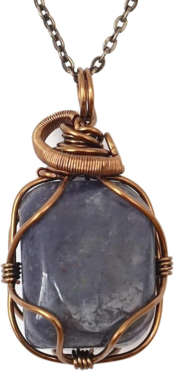 Reiki Crystal Necklaces - Handmade Sapphire Jewelry for Healing