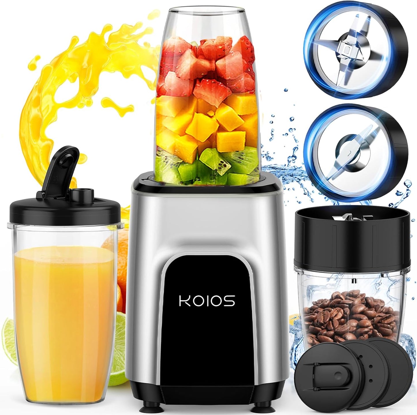 KOIOS 900W Personal Blender: Blend Anything Faster!