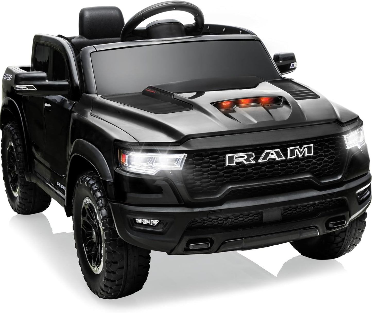 12V Licensed Ram 1500 Ride on Toy for Kids with Remote Control