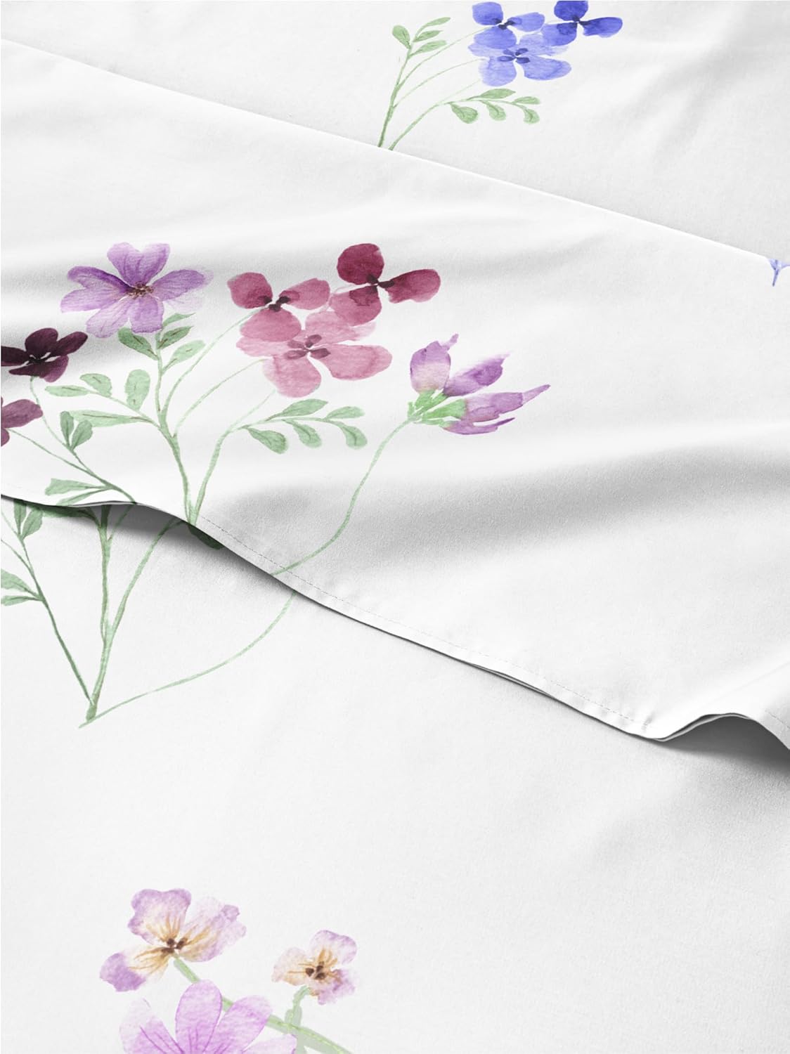 Floral Sheets King Set - Butterfly Floral Design for Cozy Bedrooms