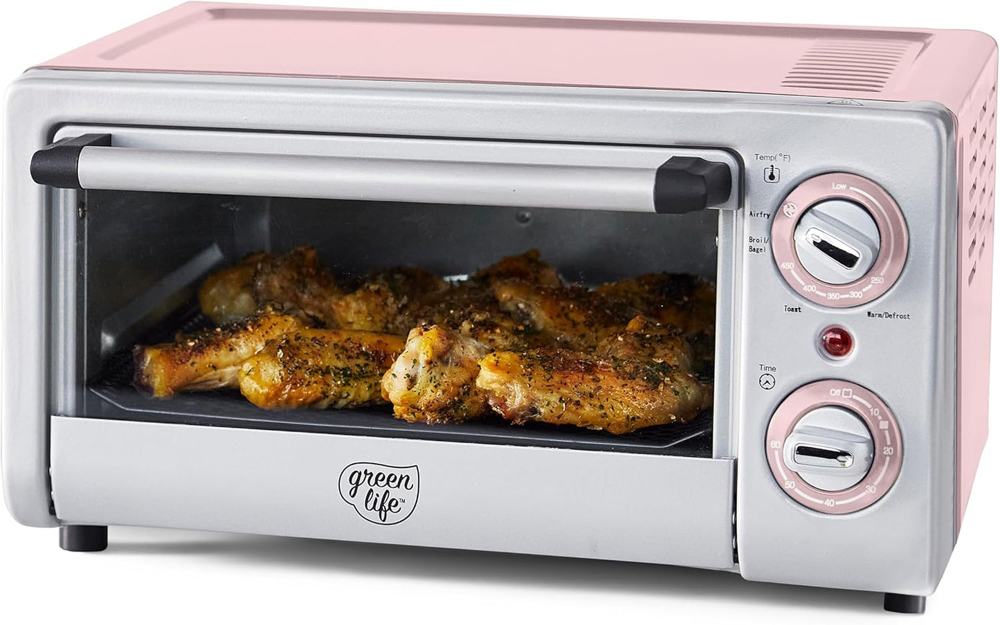GreenLife Countertop Toaster Oven Air Fryer for Healthy Cooking