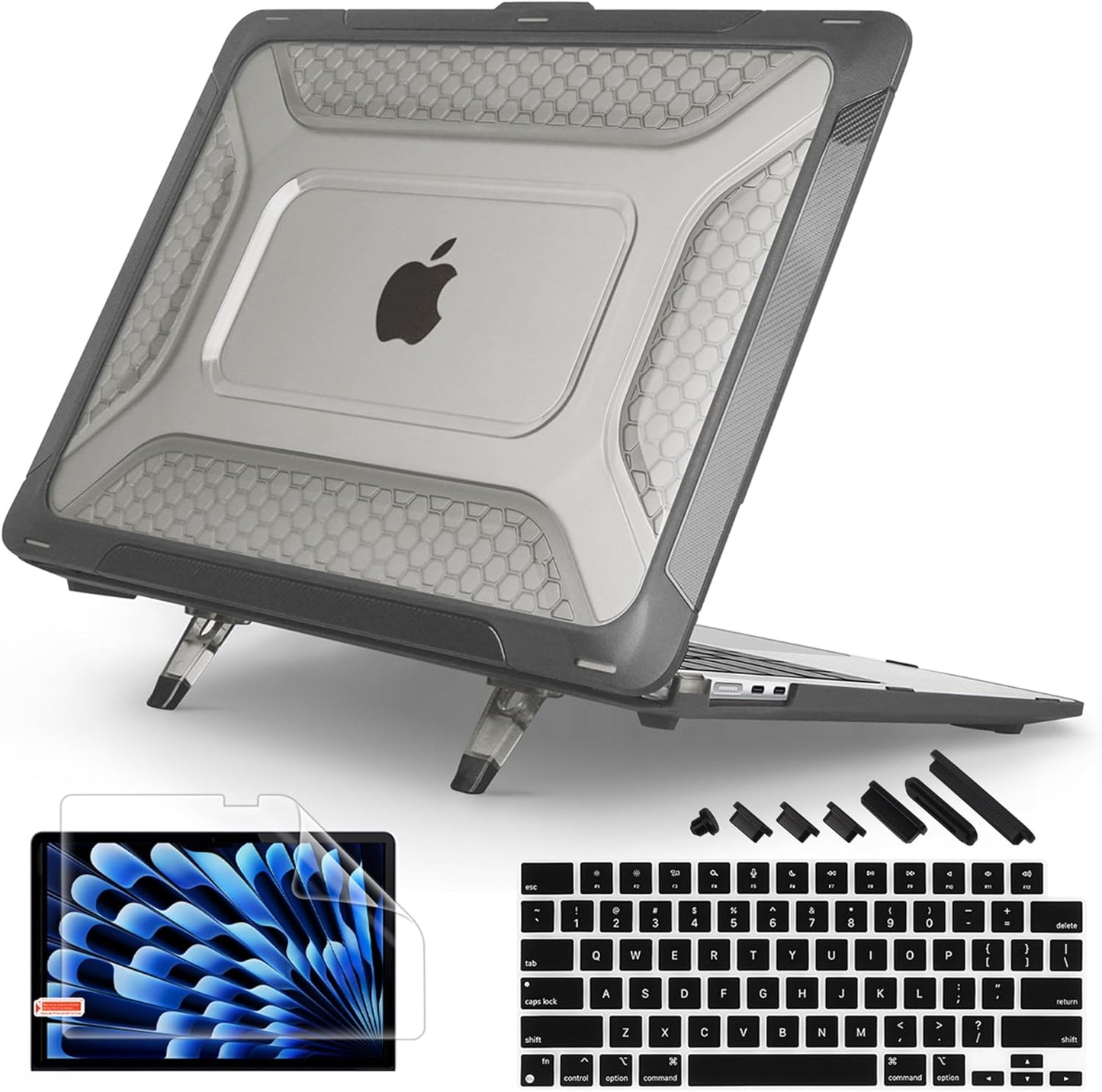 Mektron Honeycomb Case for MacBook Pro 14 INCH - Heavy Duty