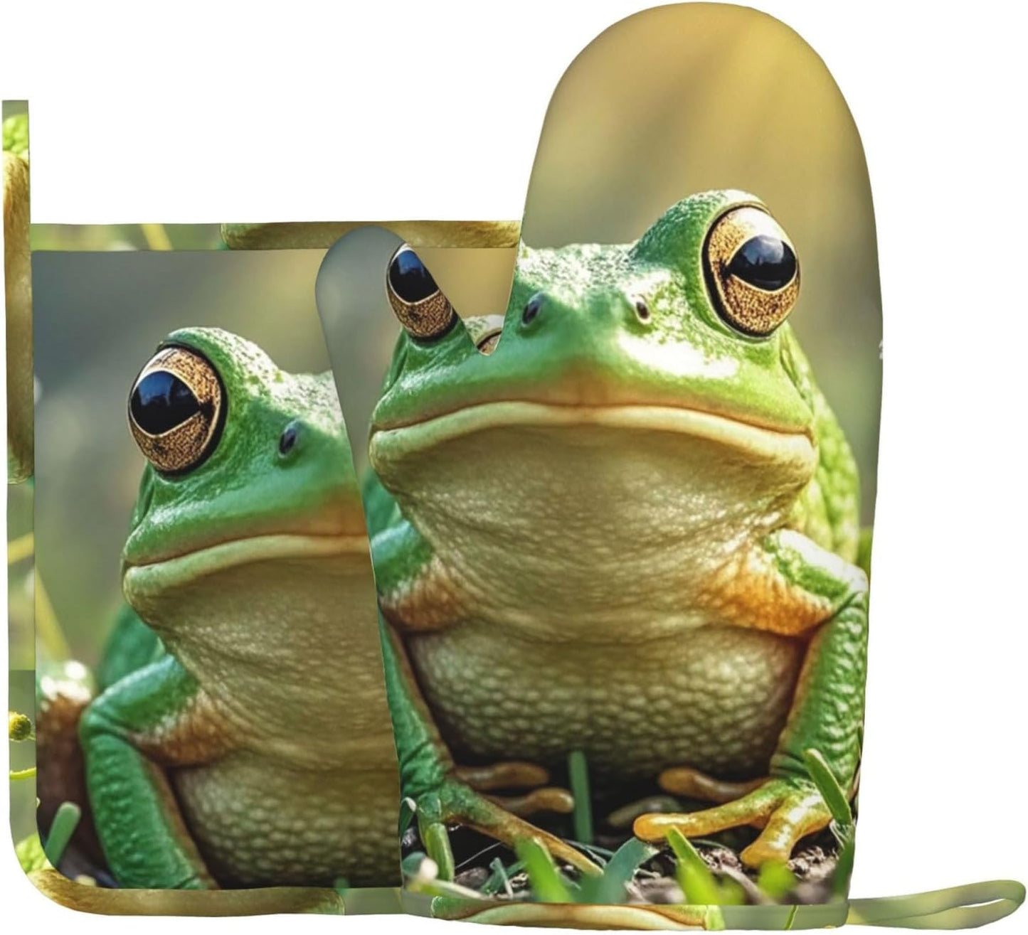 Cute Frog Heat Resistant Oven Set