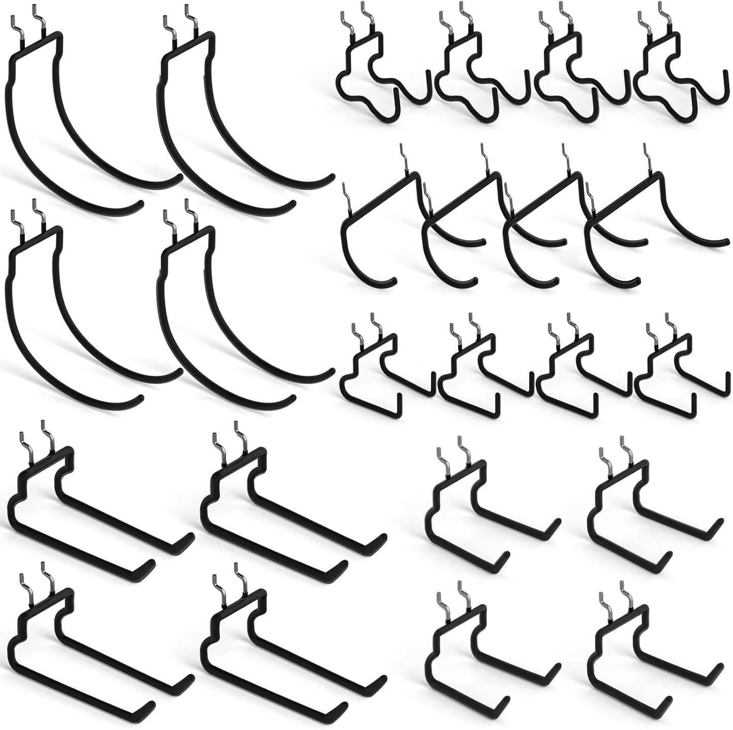 Heavy Duty Pegboard Hooks for Organizing Tools and Accessories