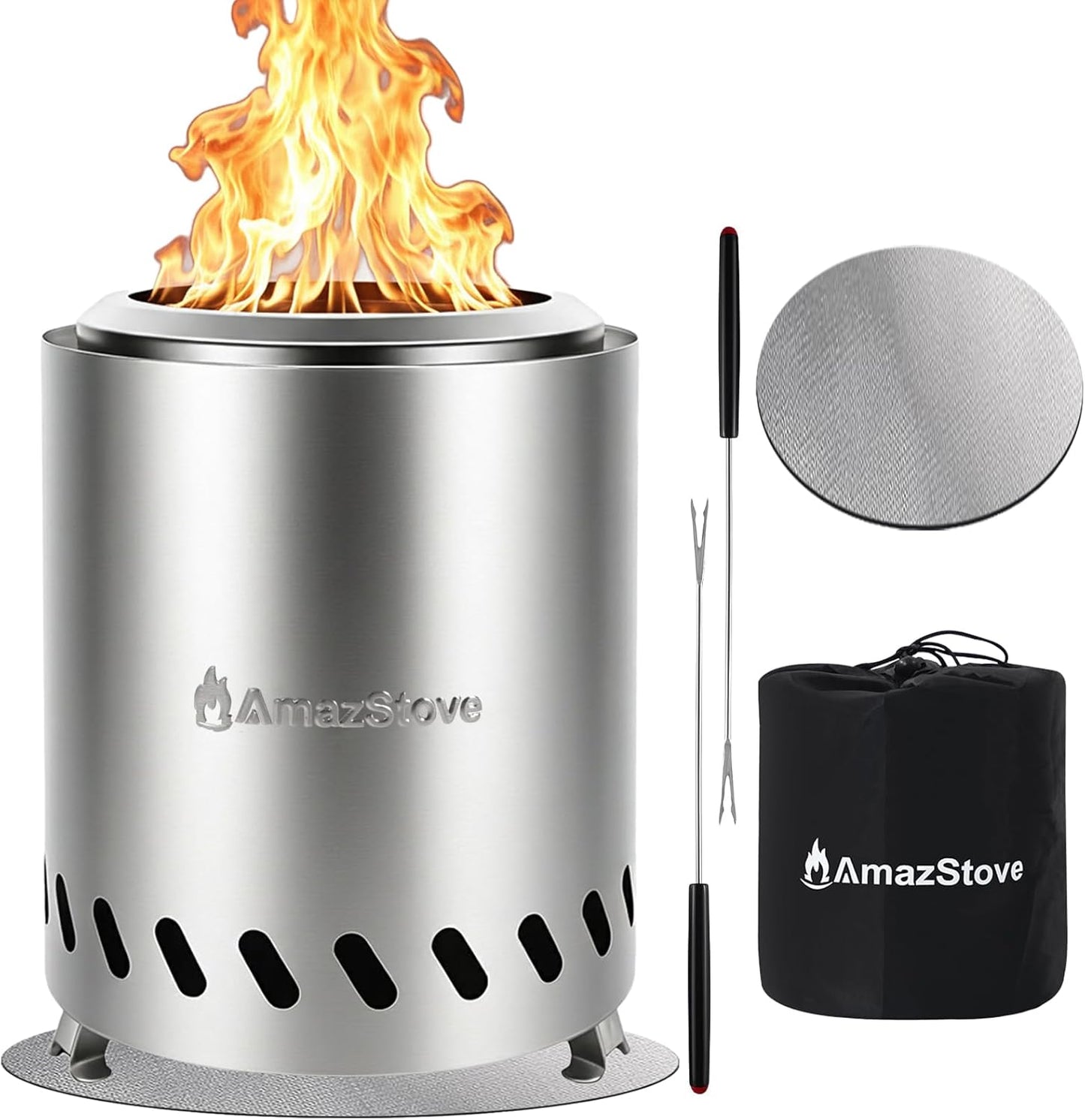 9.7 x 7.1 Inch Tabletop Fire Pit for Outdoor Safe Burning