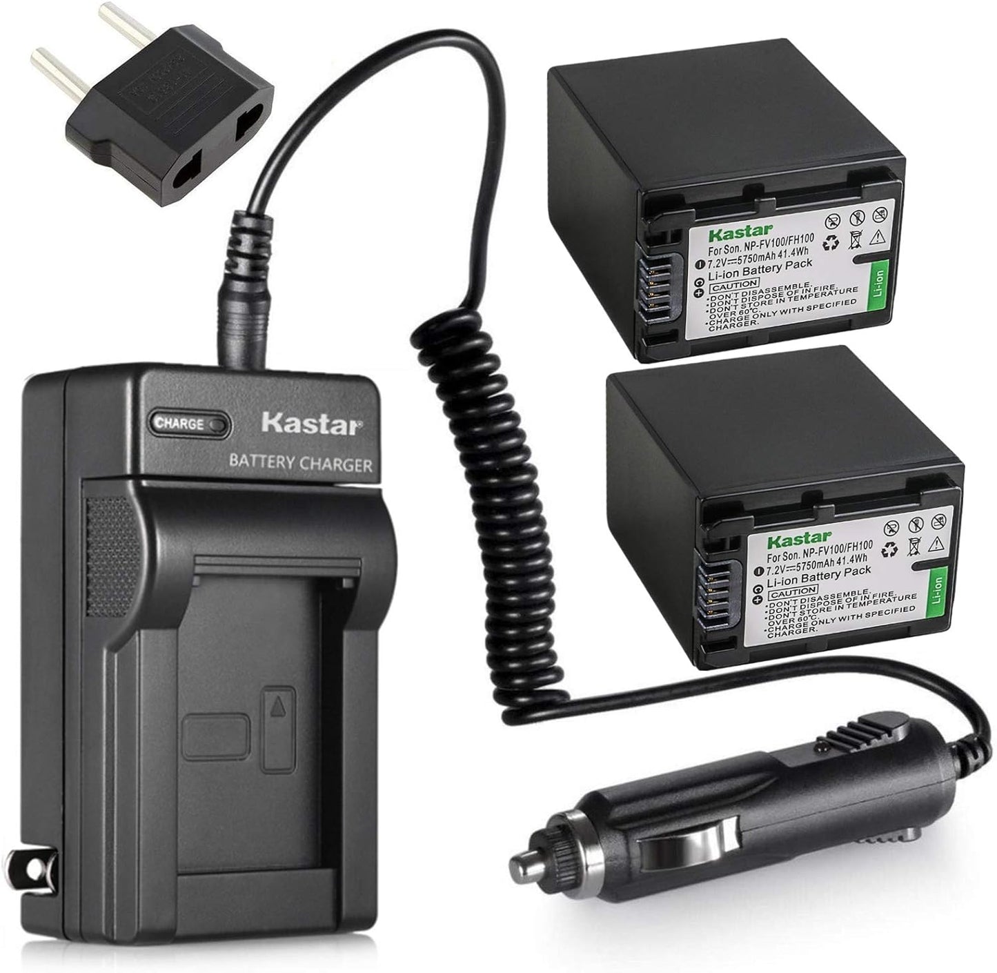 Kastar Battery Charger for Sony NP-FH100 - Reliable Power Source