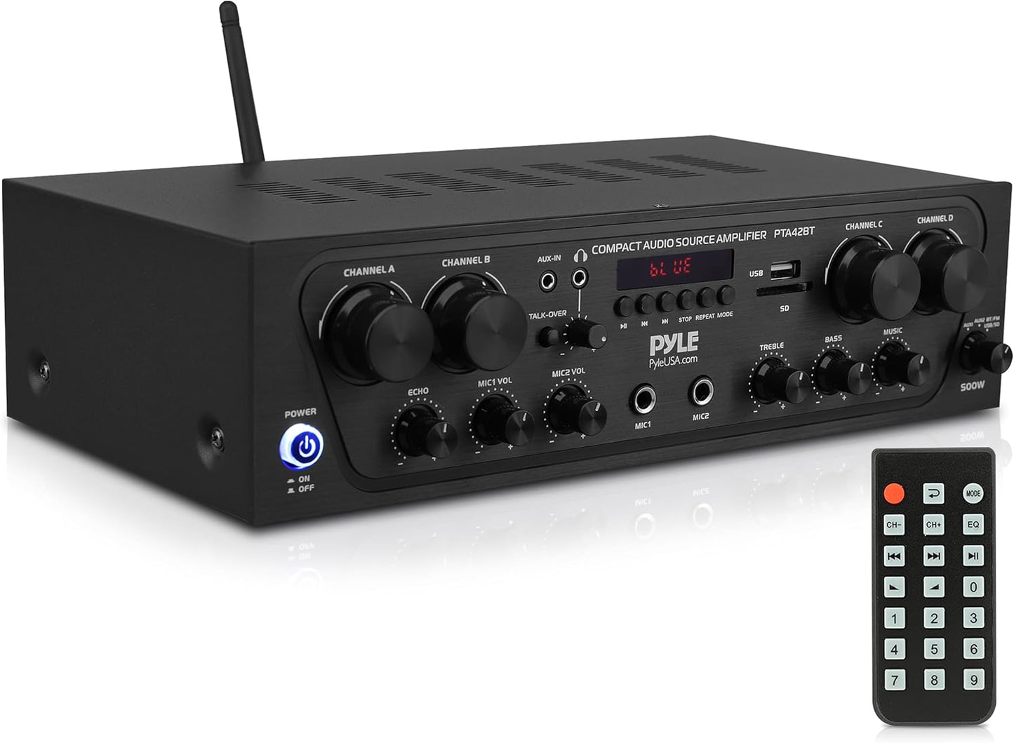 Pyle PTA42BT Wireless Karaoke Bluetooth Stereo Receiver Review