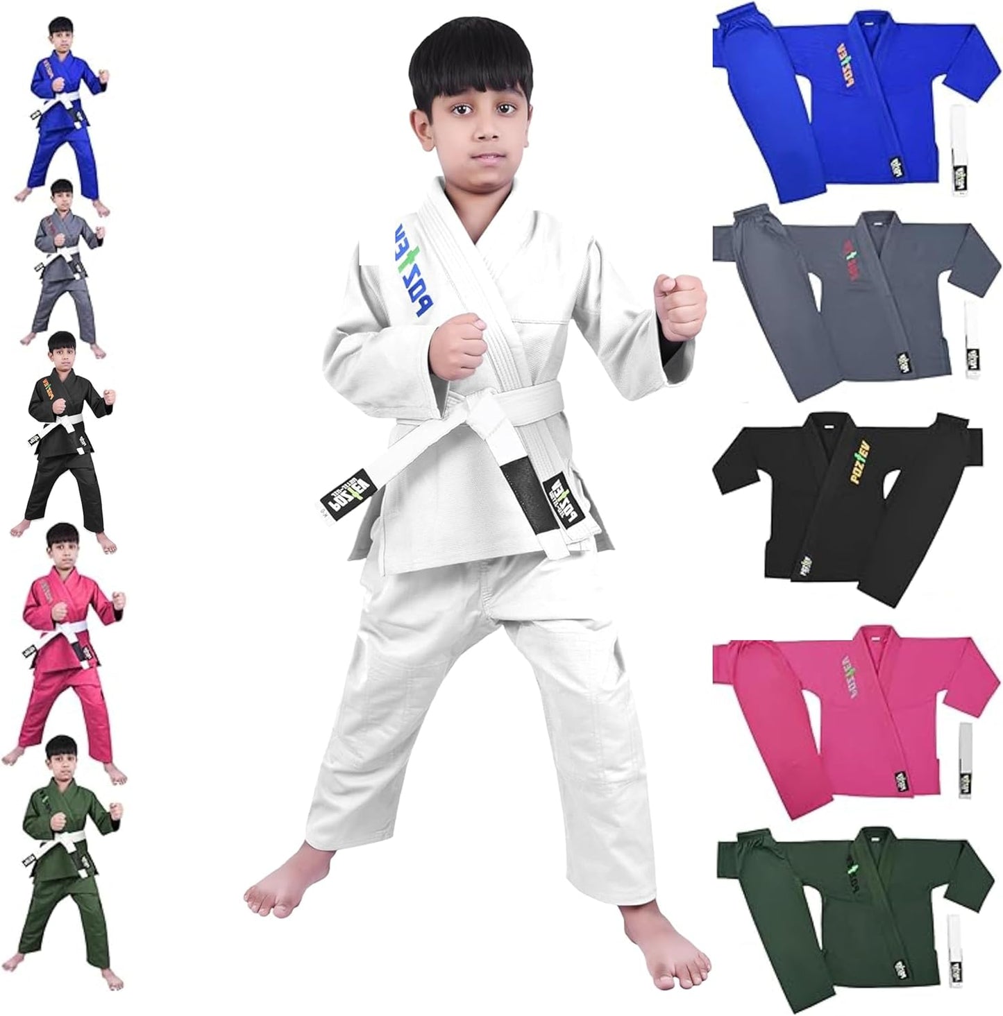 Kids Brazilian Jiu Jitsu Gi for Youth Grappling Kimonos