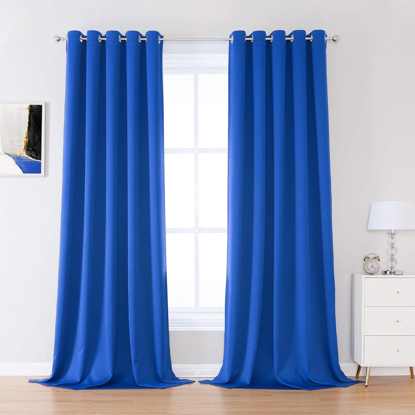 DUALIFE 120 Inch Length Blackout Curtains for Living Room