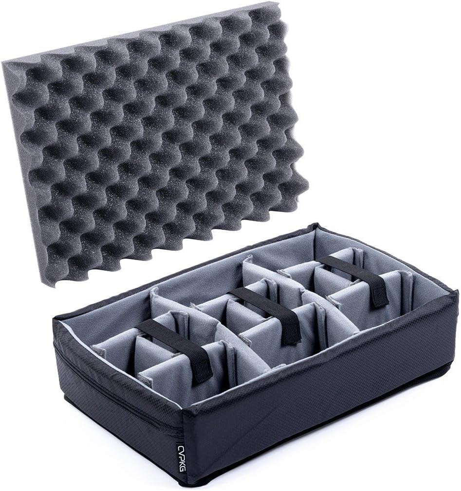 Gray Padded Divider Set for Pelican 1500 Protector Case