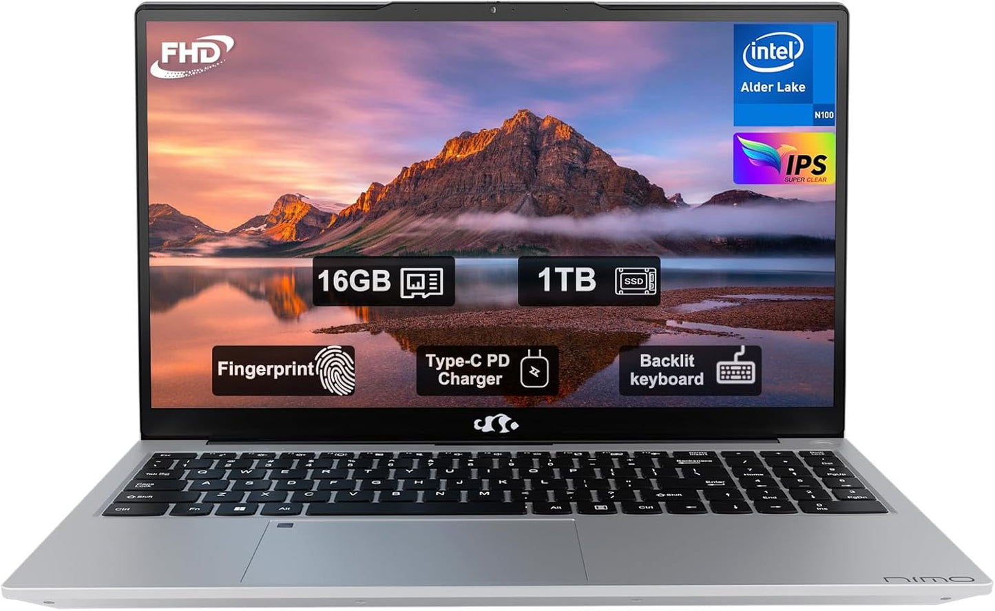 15.6 IPS FHD Laptop with 16GB RAM and 1TB SSD for Students