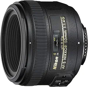 Nikon AF-S FX NIKKOR 50mm f/1.4G Lens for DSLR Cameras