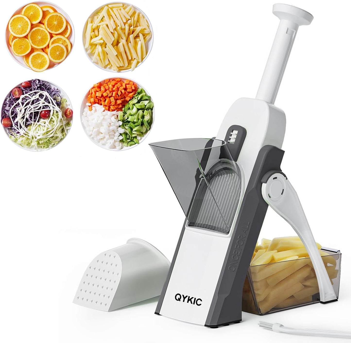 Safe Mandoline Slicer for Quick Vegetable and Fruit Prep