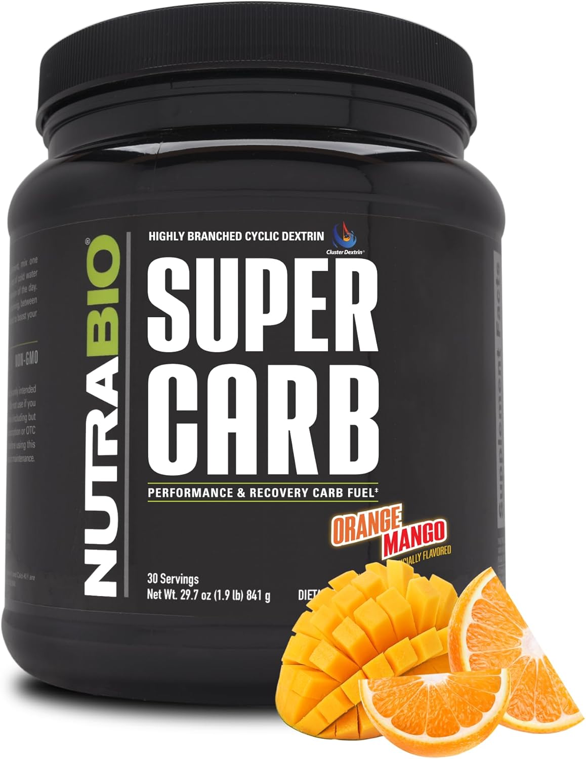 NutraBio Super Carb Powder for Workout Fuel and Recovery