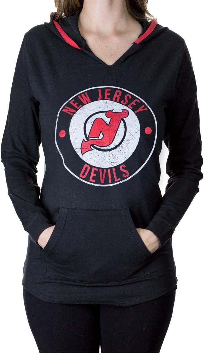 NHL Ladies Official Team Logo French Terry Hoodie Tunic Review