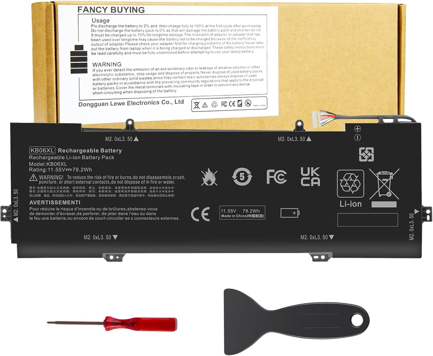 KB06XL Battery for HP Spectre X360 - Reliable Power Solution