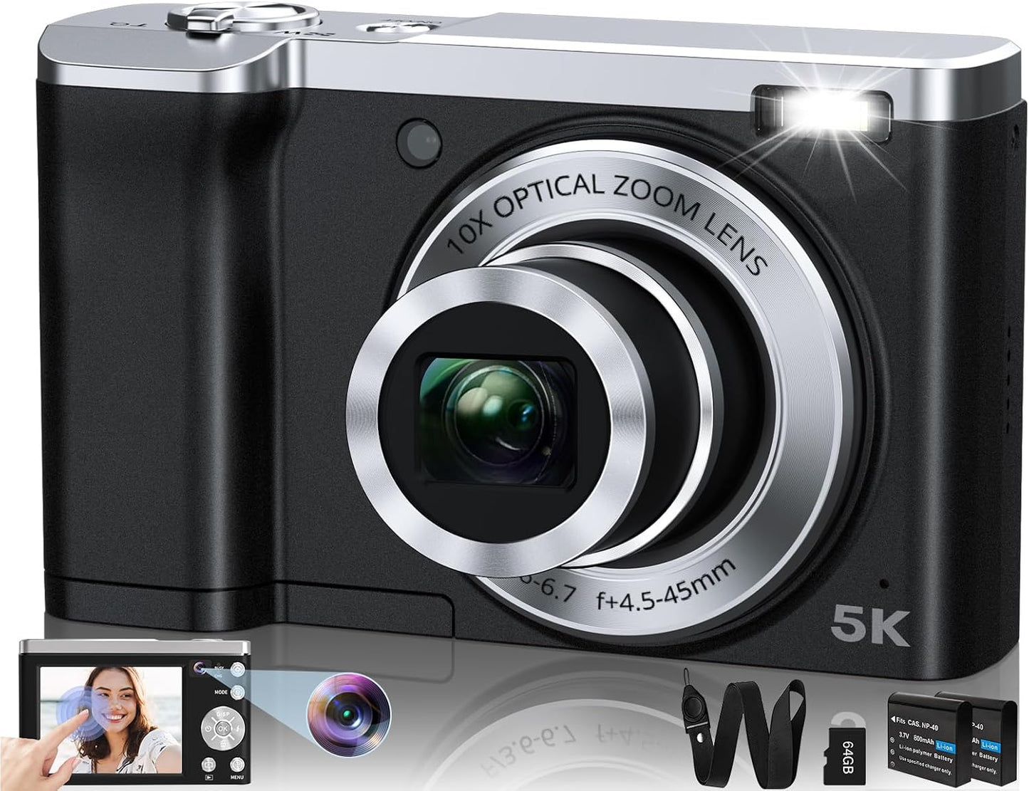 Capture Crisp Shots: Lecnippy 5K Camera Set
