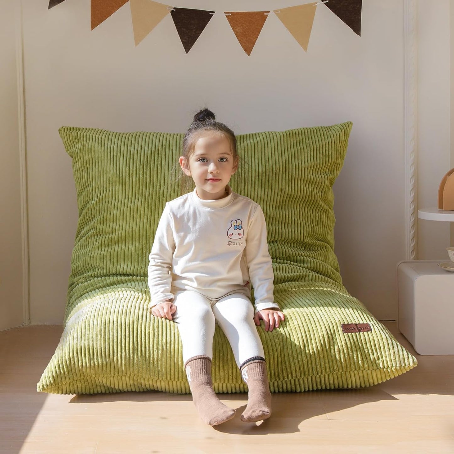 MAXYOYO 3 in 1 Kids Bean Bag Chair Bed for Gaming and Reading