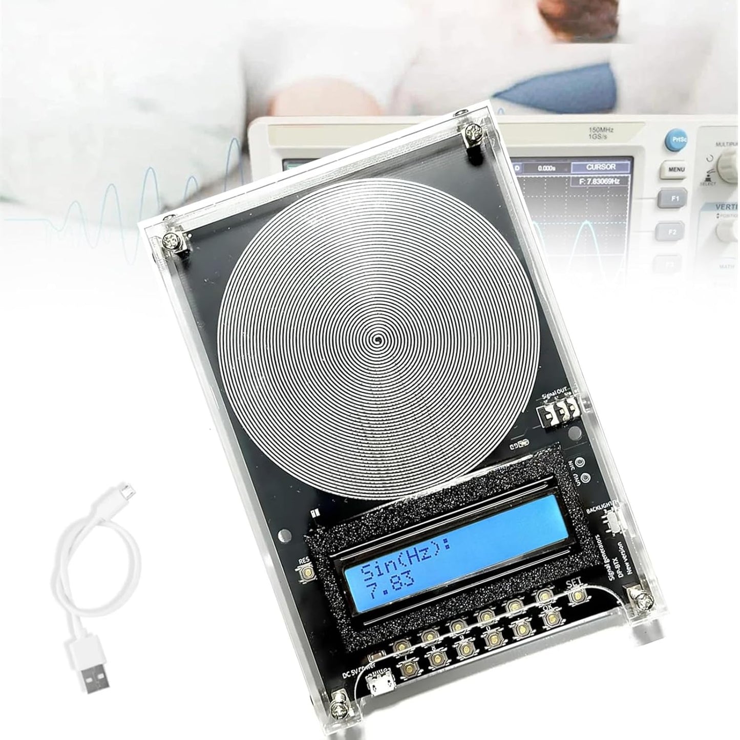 Healflux Custom Frequency Generator V2 for Enhanced Sleep Quality