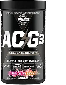 PMD Sports ACG3 Supercharged Pre Workout for Maximum Energy