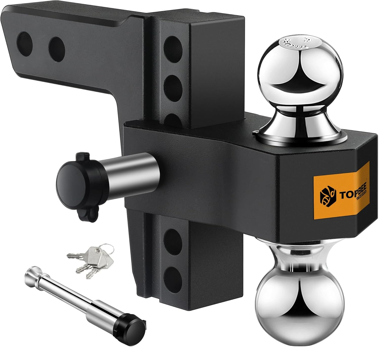 Adjustable Aluminum Trailer Hitch for Heavy Duty Towing Needs