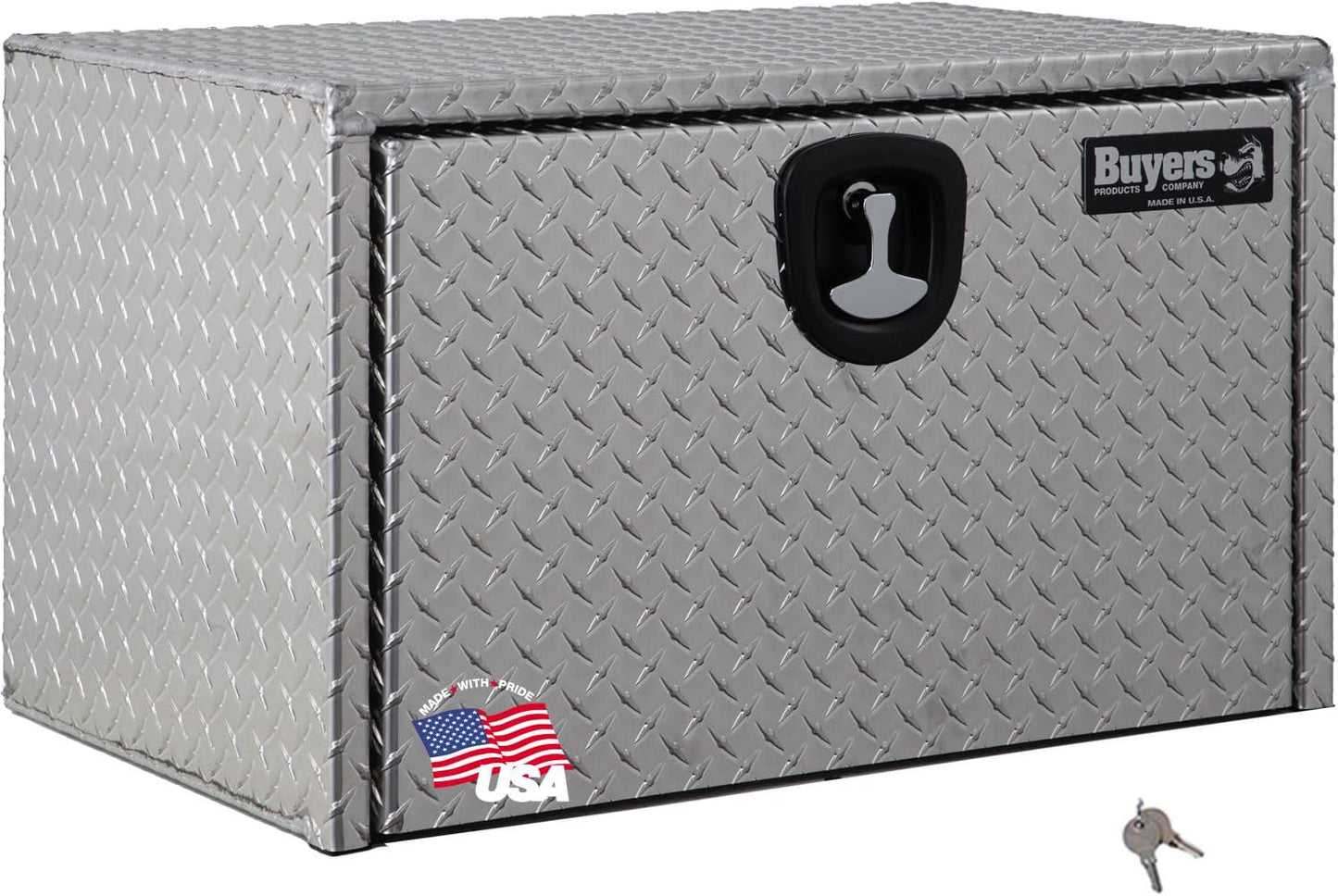 Diamond Tread Aluminum Underbody Truck Tool Box for Secure Storage