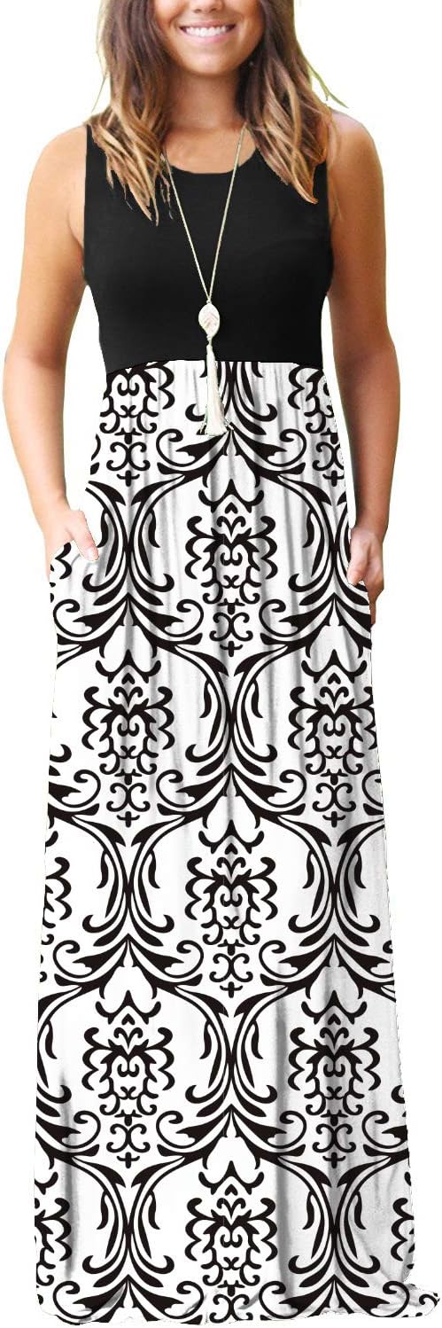 MOLERANI Women's Casual Long Maxi Dresses with Pockets for All