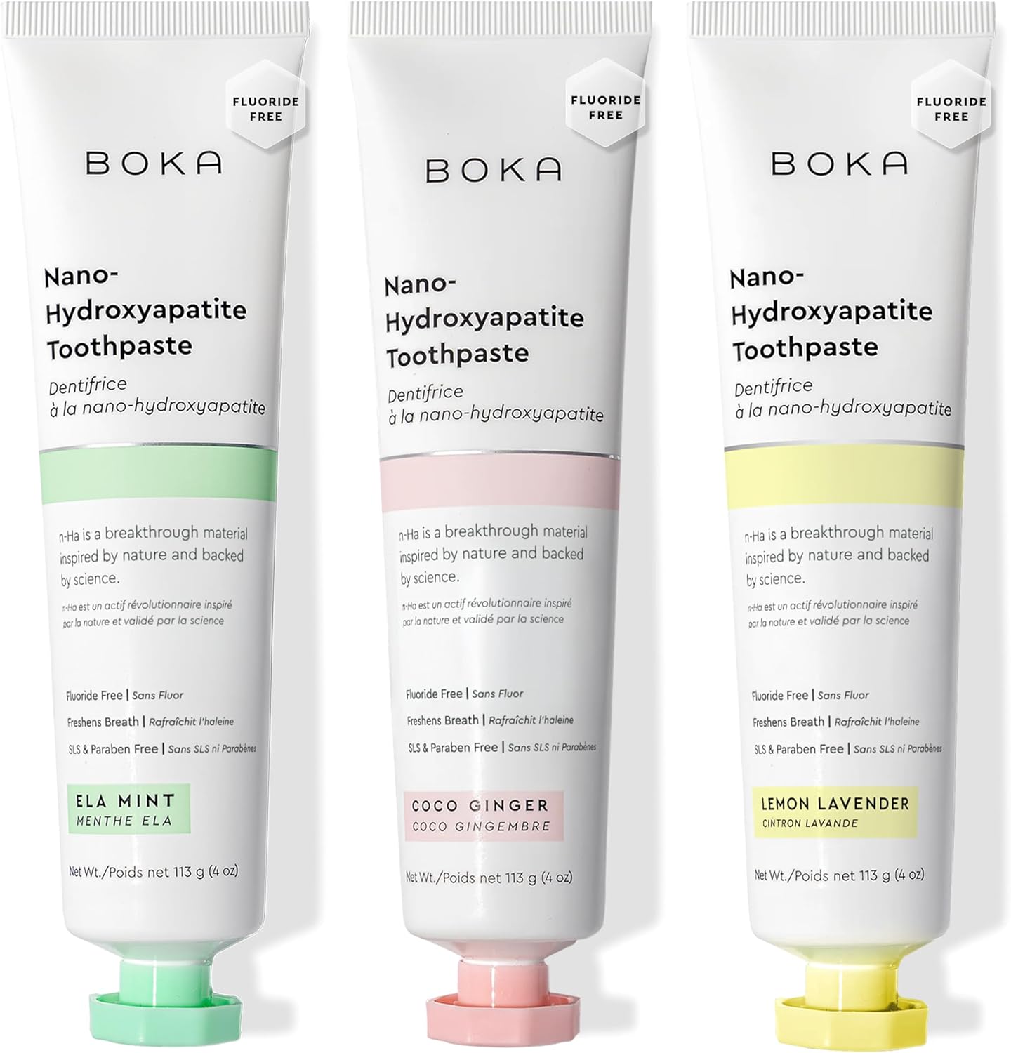 Boka Fluoride Free Toothpaste with Nano Hydroxyapatite Benefits