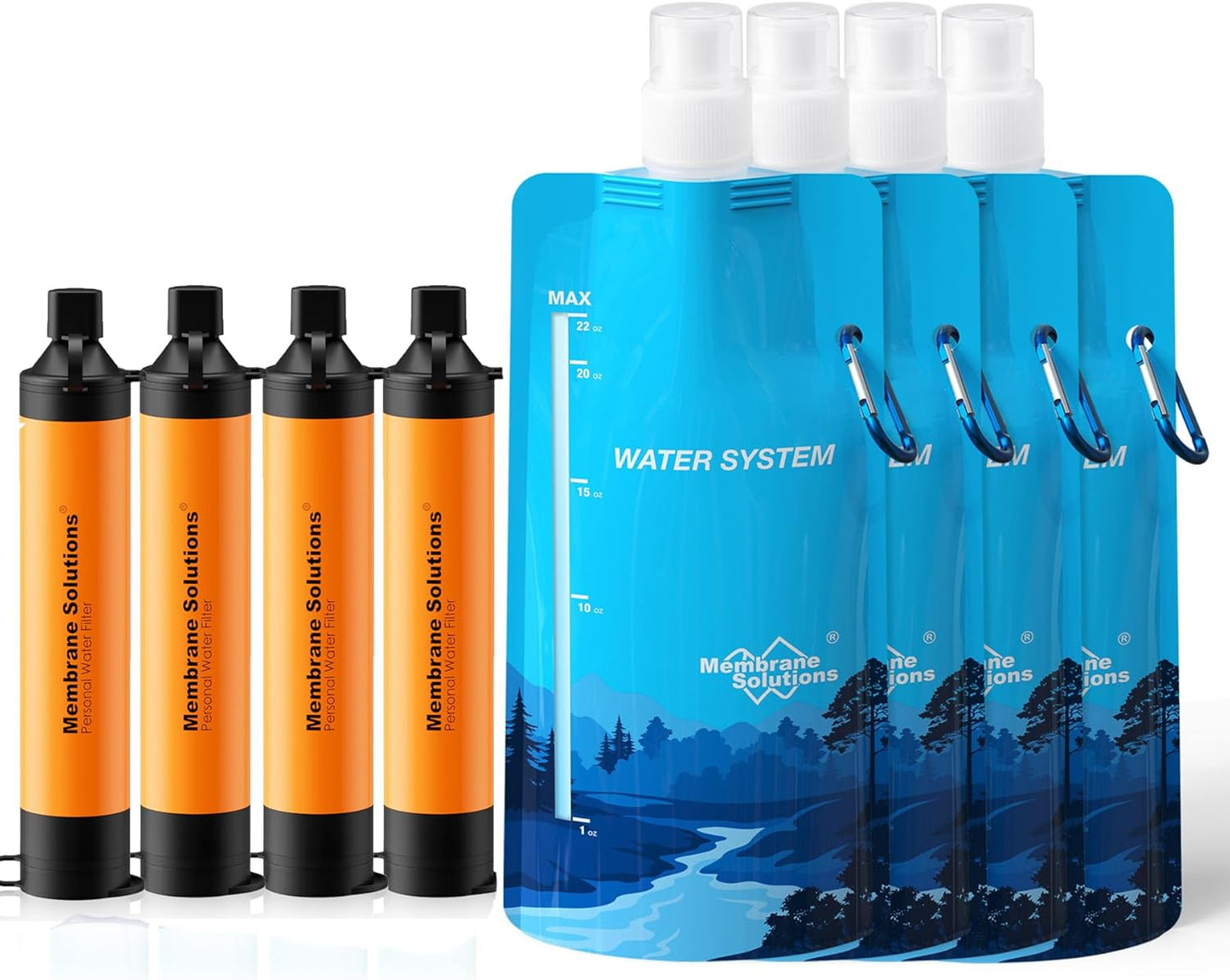 Survival Water Purifier Kit, Membrane Solutions