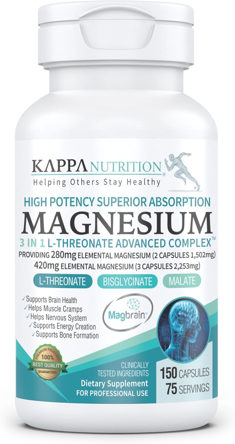 Max Strength Magnesium Blend by Kappa Nutrition