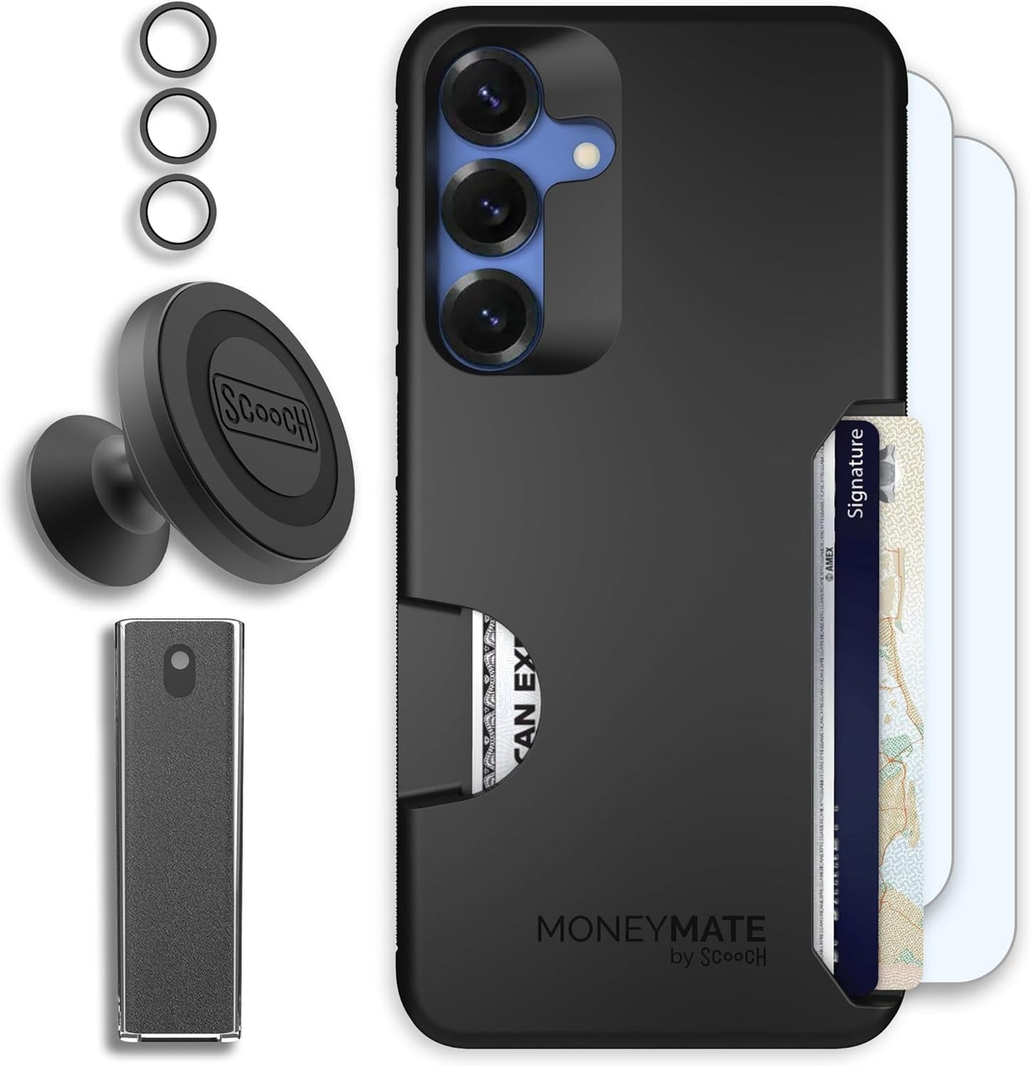 Scooch Galaxy S25 Plus Case with Card Holder and Protection