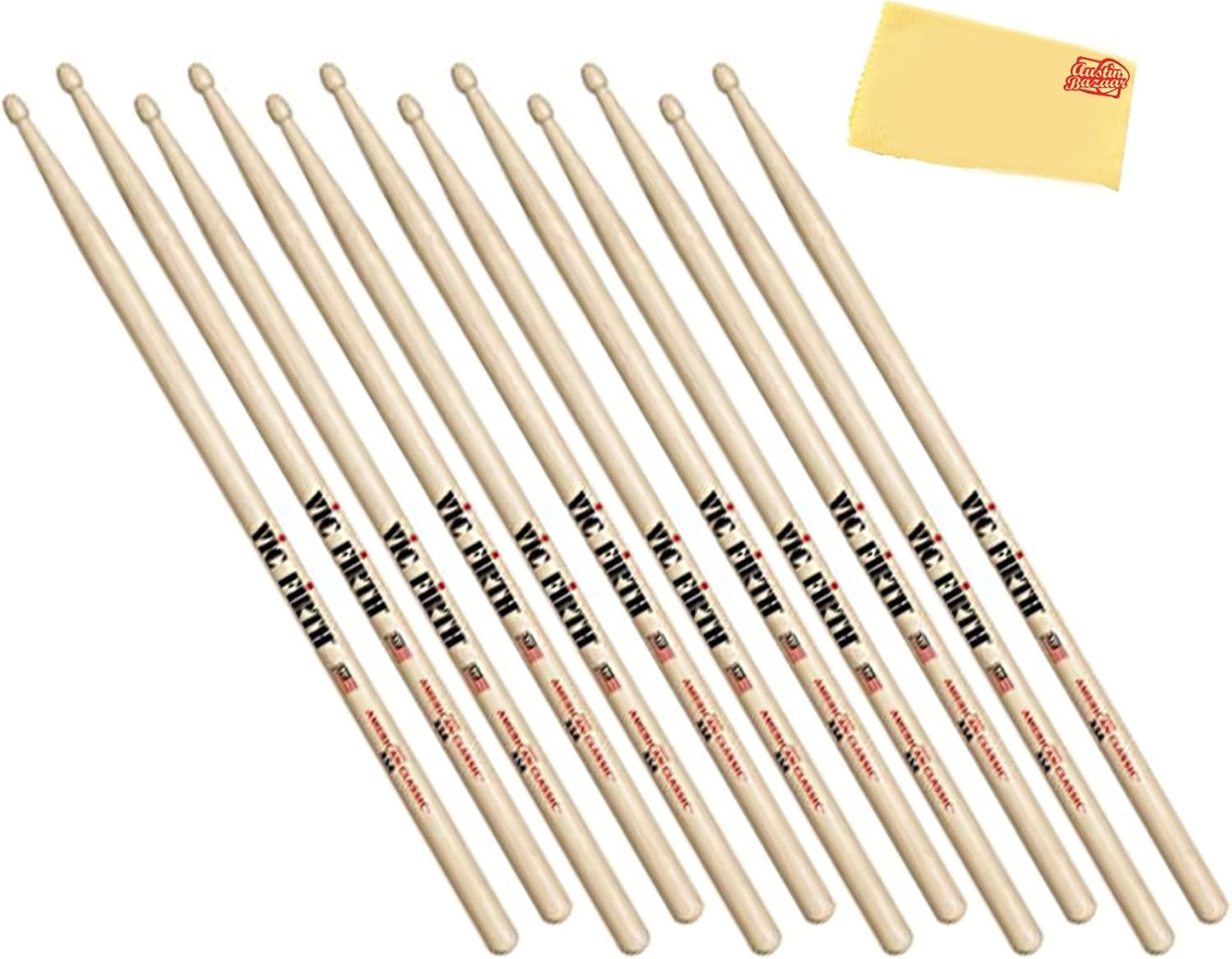 Vic Firth American Classic Extreme 5A Drumsticks 6-Pack Bundle