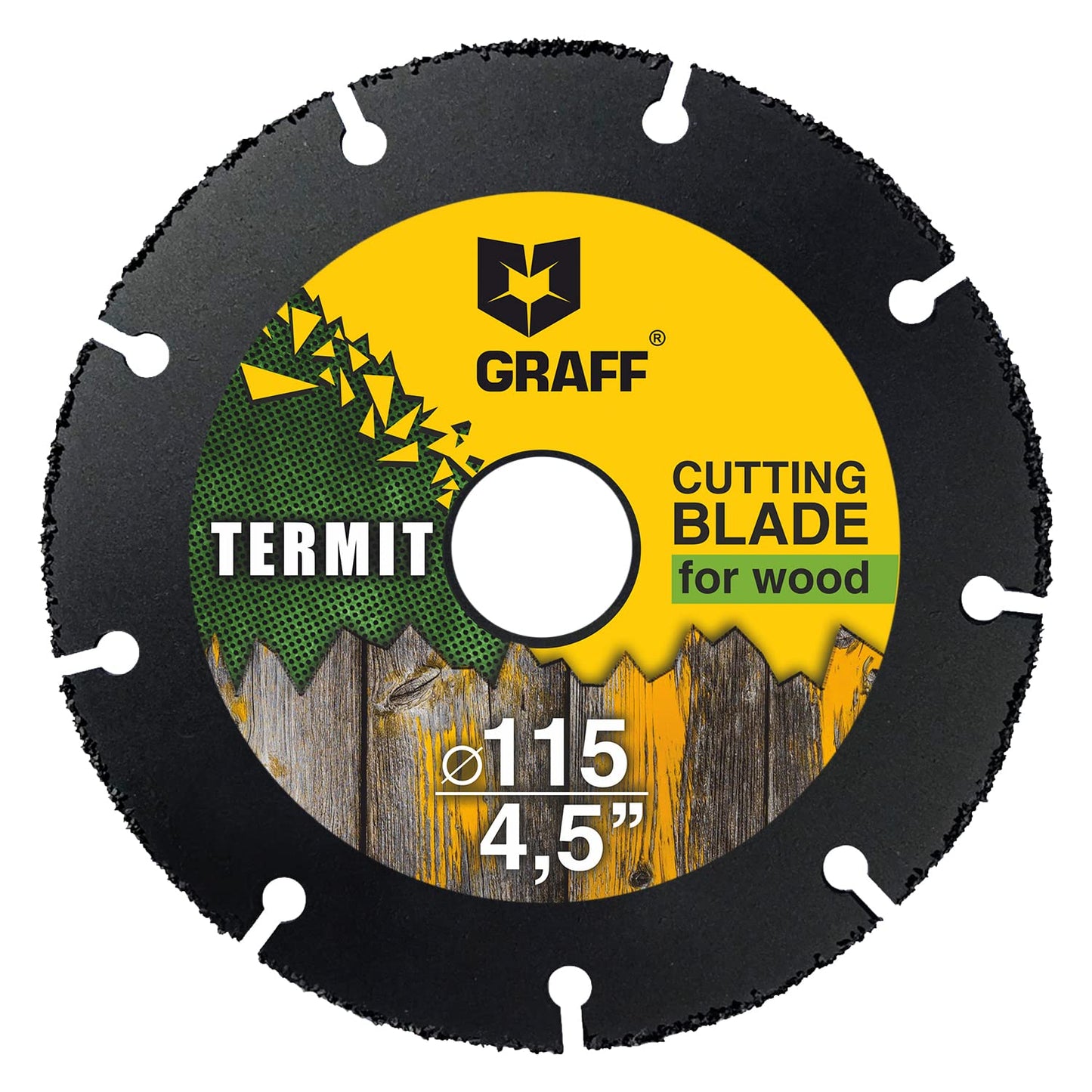 Premium 4.5 Tungsten Carbide Wood Cutting Disc by GRAFF