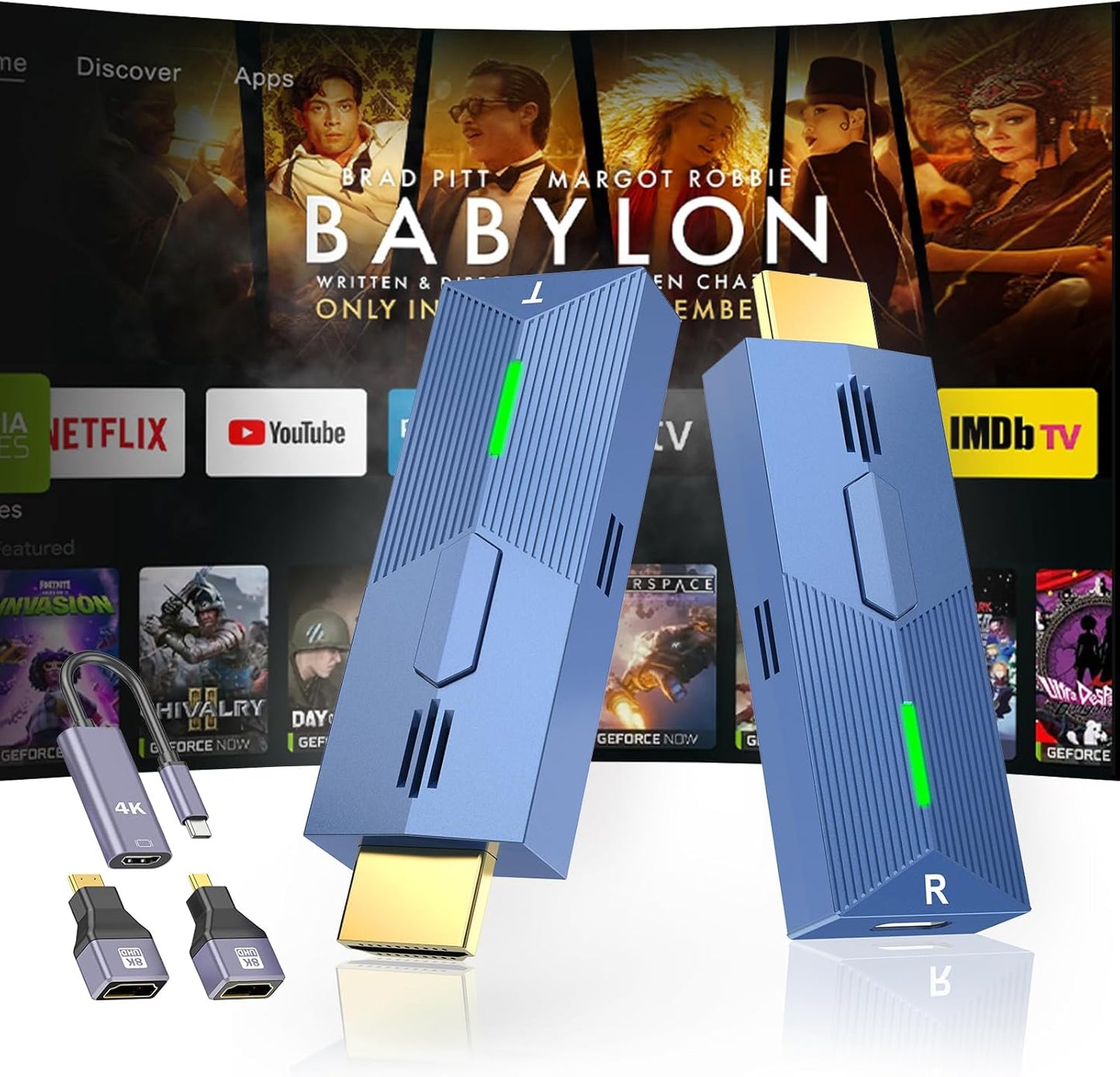 Wireless HDMI Transmitter and Receiver 4K for Seamless Streaming
