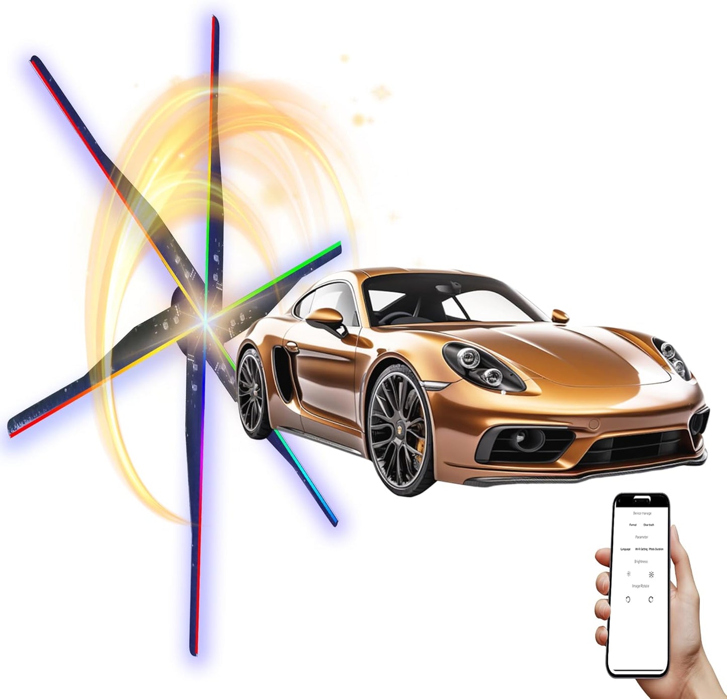 HD 3D Hologram Fan: Large Commercial Display