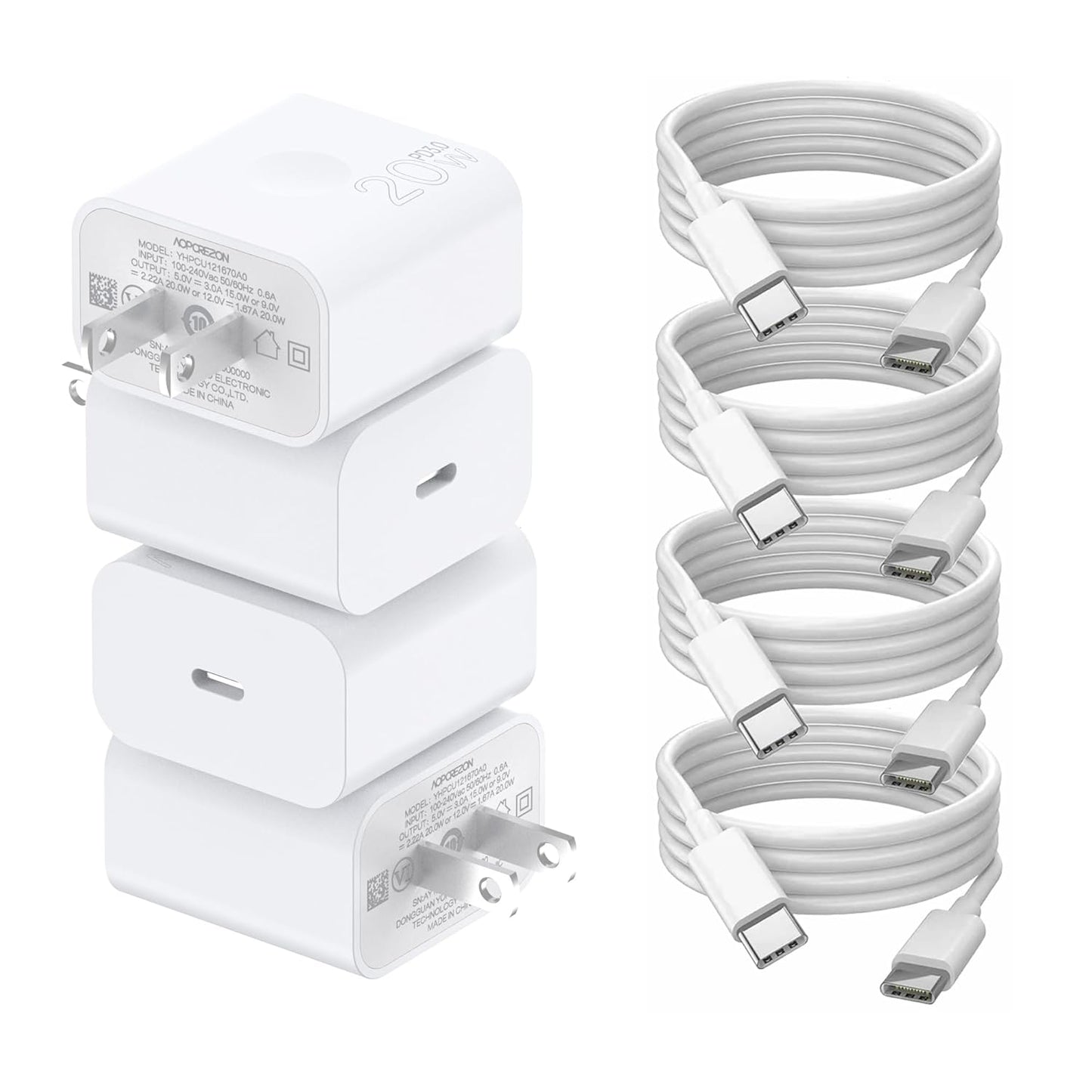 20W Fast Charger & Cable Set: Superior Speed & Compatibility