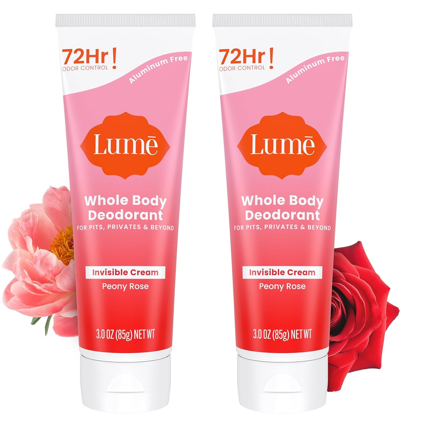 Lume Whole Body Deodorant - 72 Hour Odor Control Cream Tube