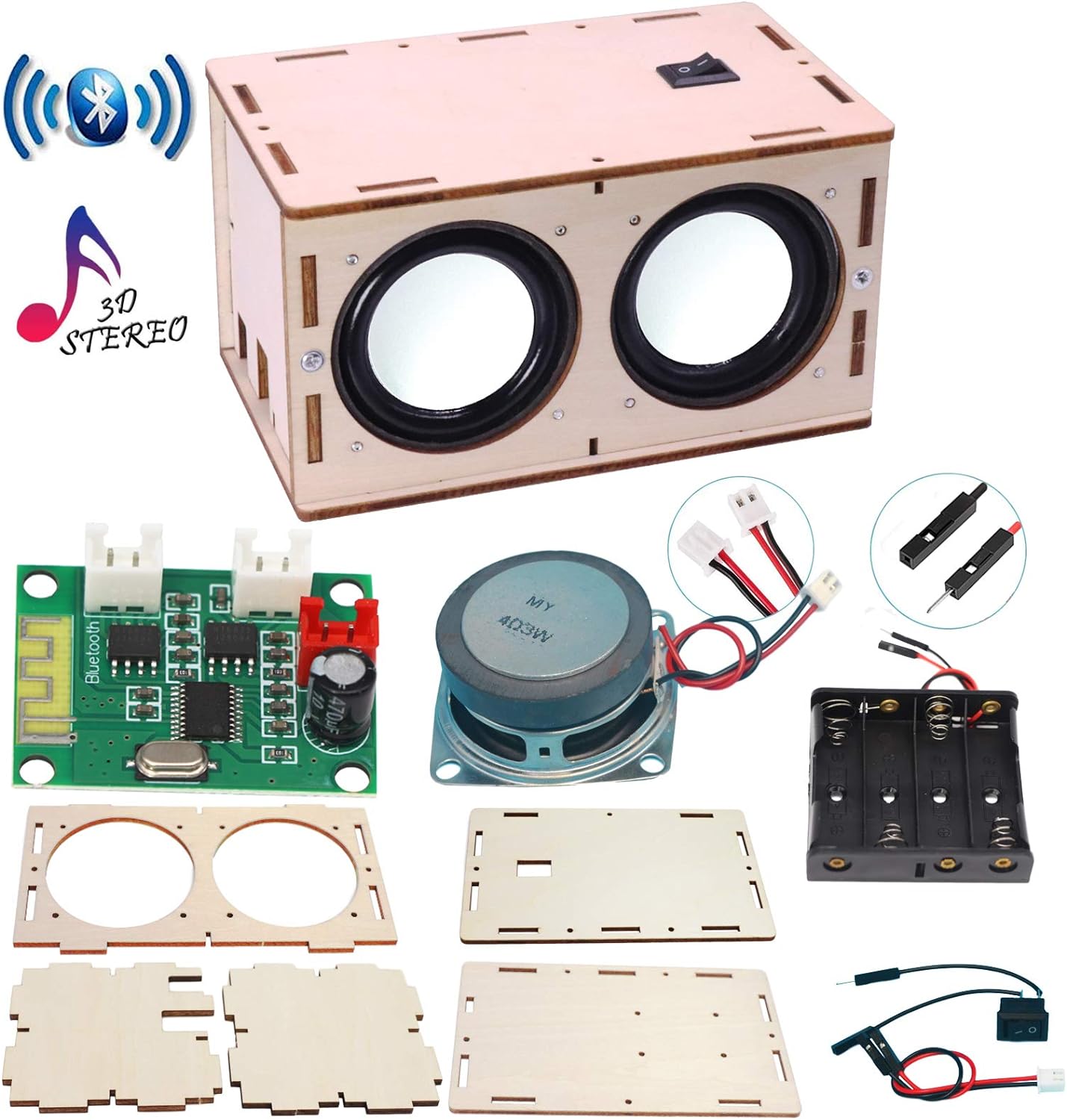 Portable DIY Bluetooth Speaker Kit - STEM Sound Amplifier