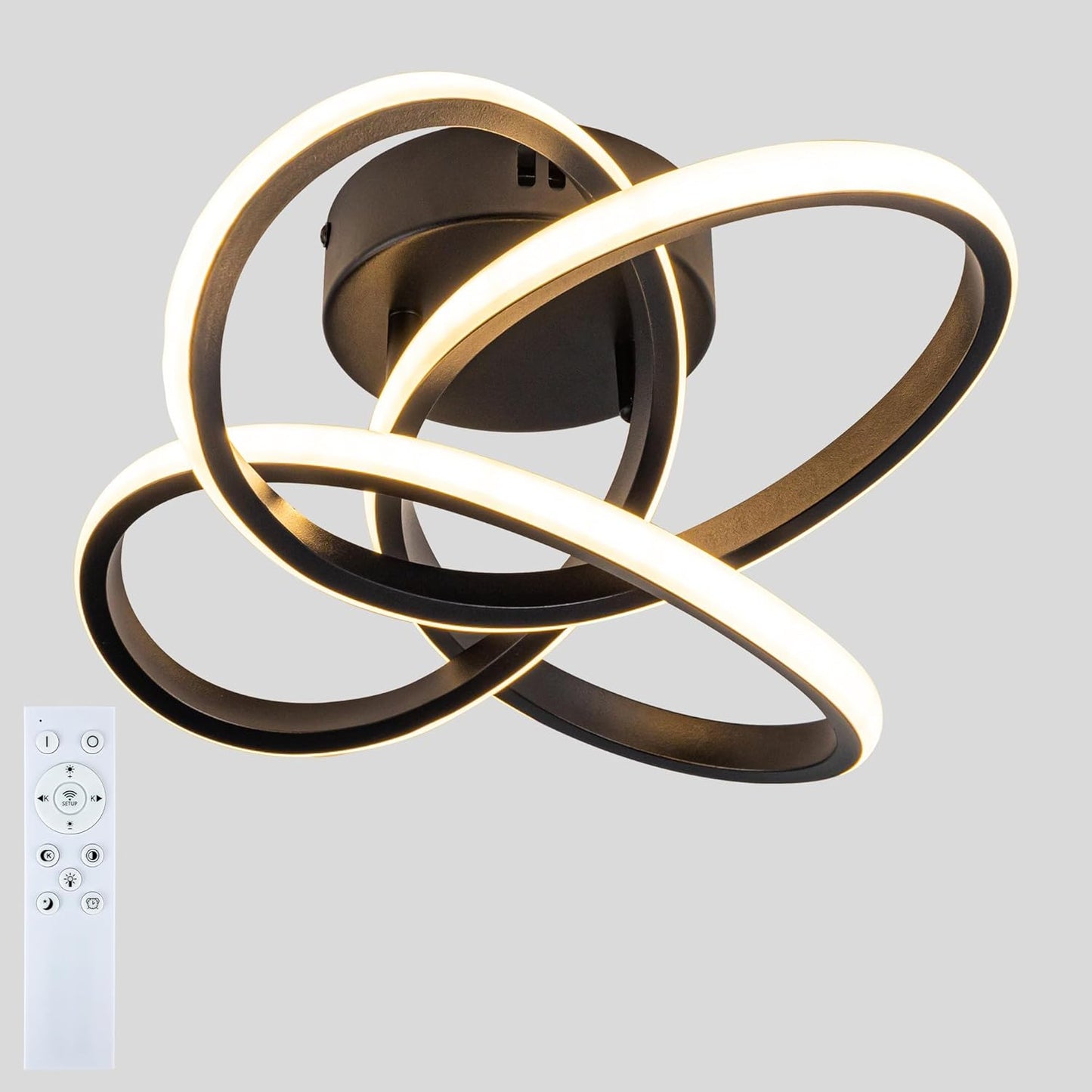 Modern Ceiling Light with Remote Control for Stylish Spaces