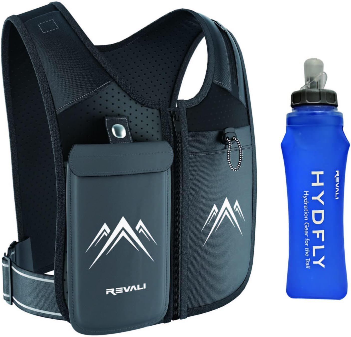 REVALI Reflective Running Vest with Hydration | Patent Design