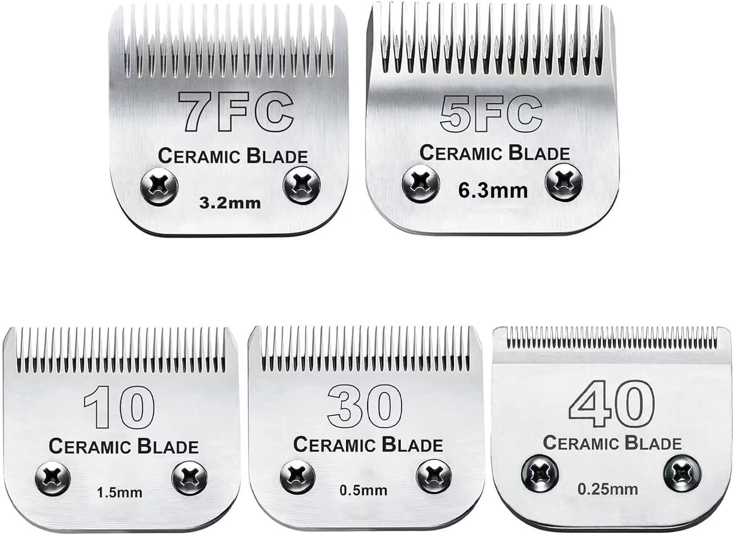 Dog Grooming Clipper Replacement Blades for Andis & Oster Clipper